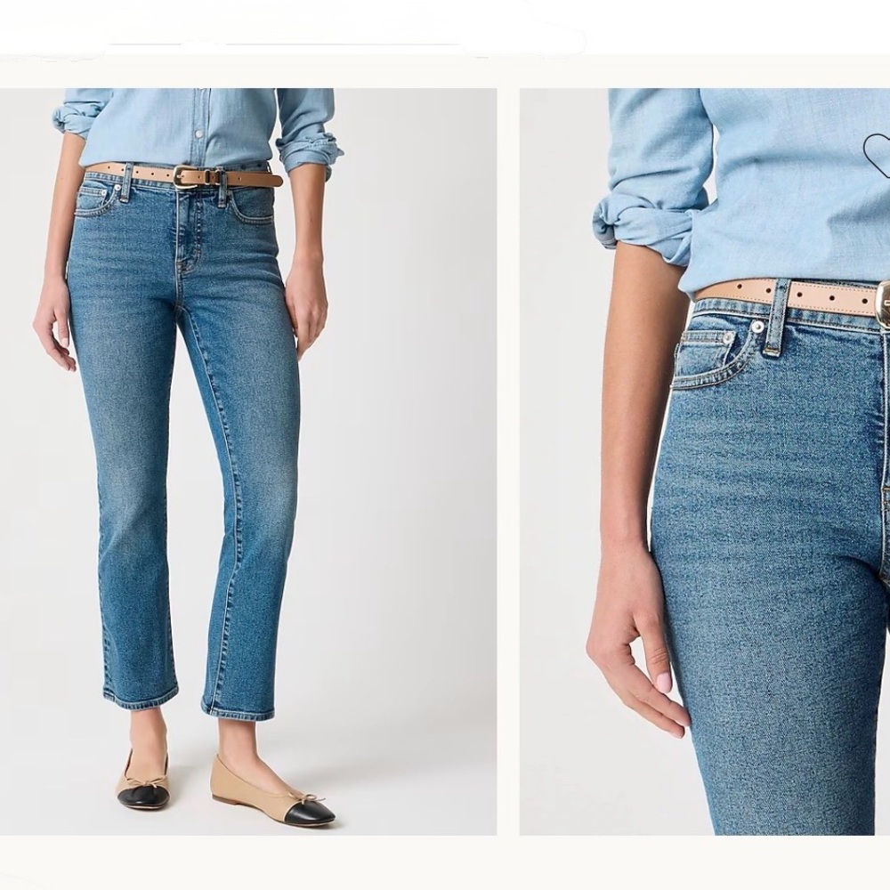 J.Crew‎ Demi-boot cut cropped jeans